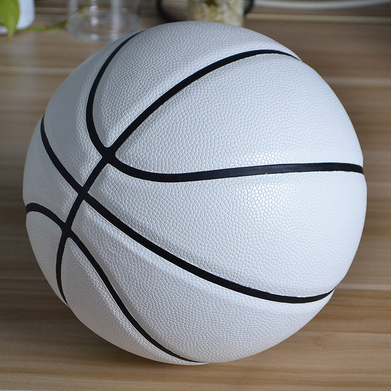 Low-Key Basketball No. 7 Pure White Non-Standard Three-Dimensional Inner Tube Non-Slip