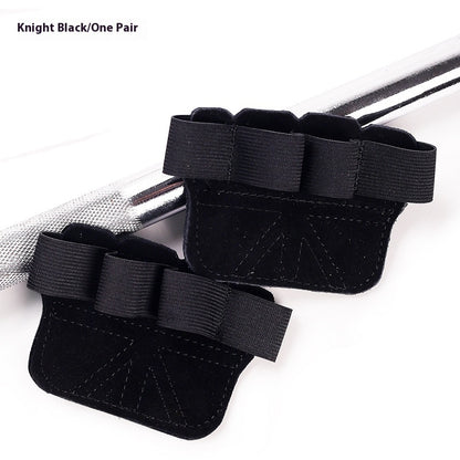 Cowhide Fitness Booster Stripe Four Fingers Hand Protector Fitness Protective Gear